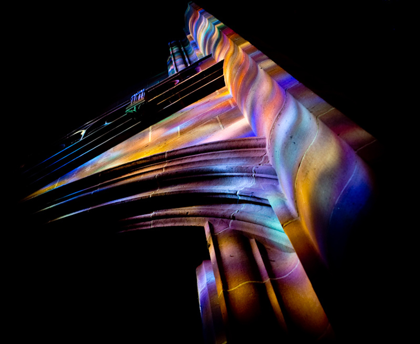Picture This: Light show Anglican Cathedral by Jan Rogerson