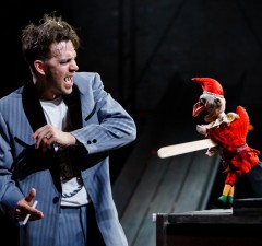 Dominic Marsh as Macheath in Dead Dog in a Suitcase (and other love songs) at Liverpool Everyman (c) Steve Tanner (2) (Large)
